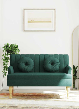 Bankje Met Kussens 113X64,5X75,5 Cm Stof