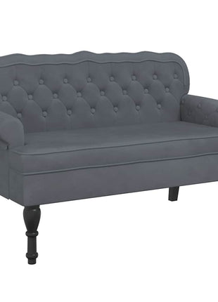 Bankje Met Rugleuning 119,5X64,5X75 Cm Fluweel