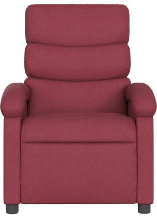 Fauteuil Verstelbaar Stof Wijnrood