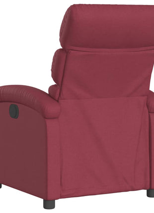 Fauteuil Verstelbaar Stof Wijnrood