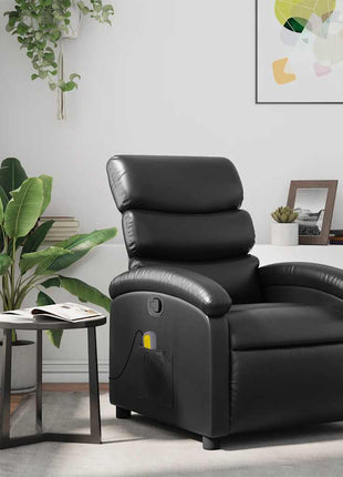 Massagestoel Verstelbaar Kunstleer Zwart