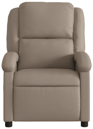 Fauteuil Verstelbaar Kunstleer Kleurig Cappuccino