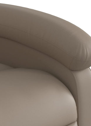 Fauteuil Verstelbaar Kunstleer Kleurig Cappuccino