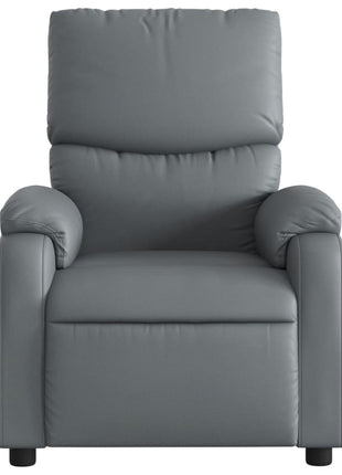 Fauteuil Verstelbaar Kunstleer Grijs