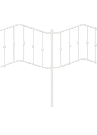 Hoofdbord 160 cm metaal wit