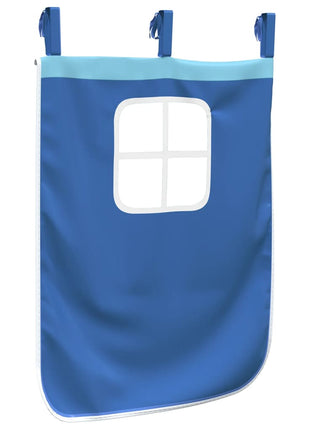 Gordijnen voor hoogslaper polyester blauw