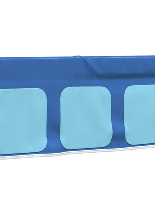 Gordijnen voor hoogslaper polyester blauw