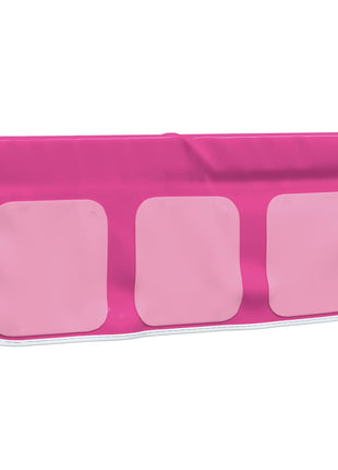 Gordijnen voor hoogslaper polyester roze