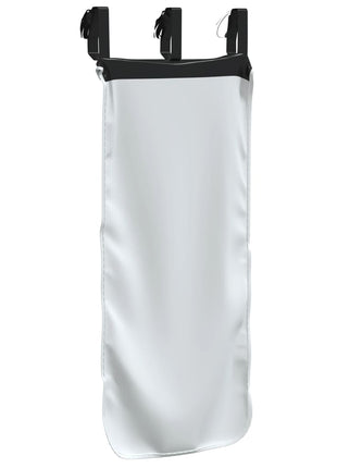 Gordijnen voor hoogslaper met toren polyester wit en zwart