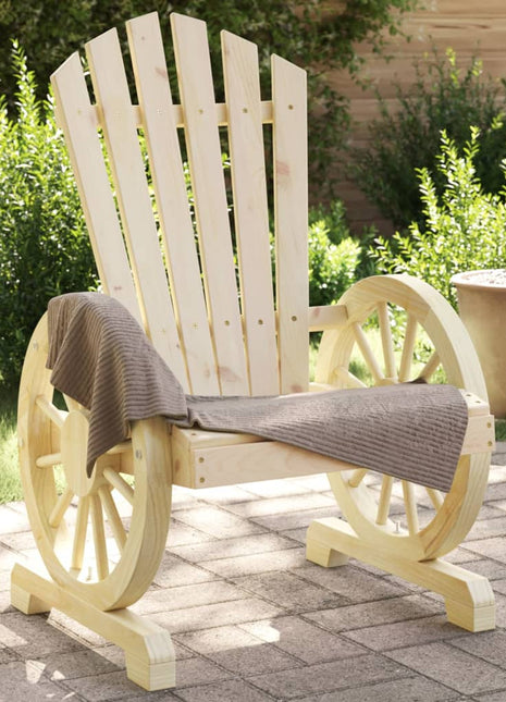 Tuinstoelen 4 st Adirondack massief vurenhout