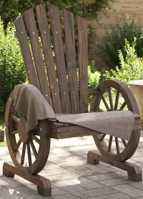Tuinstoelen 4 st Adirondack massief vurenhout