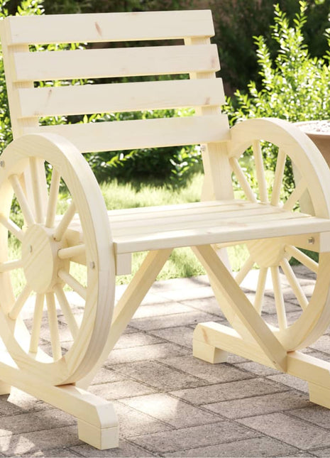 Tuinstoelen 4 st massief vurenhout