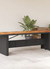 240 x 90 x 75 cm / Massief acaciahout