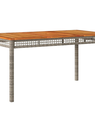 7-delige Tuinset met kussens poly rattan grijs