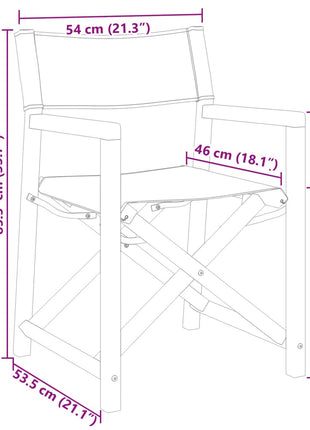 Tuinstoelen 8 st inklapbaar stof crèmewit