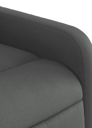 Fauteuil verstelbaar stof donkergrijs