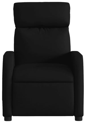 Fauteuil verstelbaar stof zwart