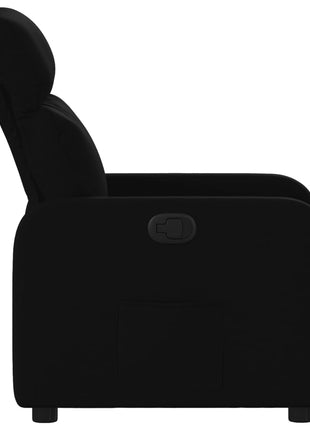 Fauteuil verstelbaar stof zwart