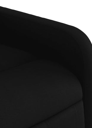 Fauteuil verstelbaar stof zwart