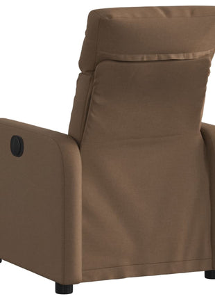 Fauteuil verstelbaar stof bruin