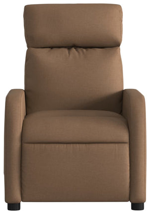 Fauteuil verstelbaar stof bruin