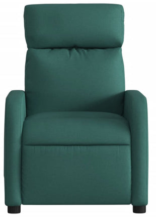 Fauteuil verstelbaar stof donkergroen