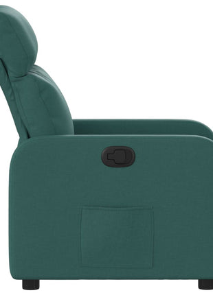Fauteuil verstelbaar stof donkergroen