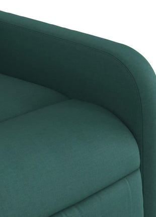 Fauteuil verstelbaar stof donkergroen