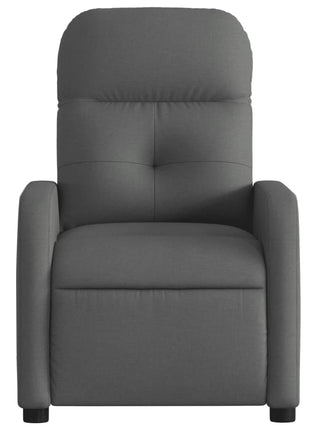 Fauteuil verstelbaar stof donkergrijs