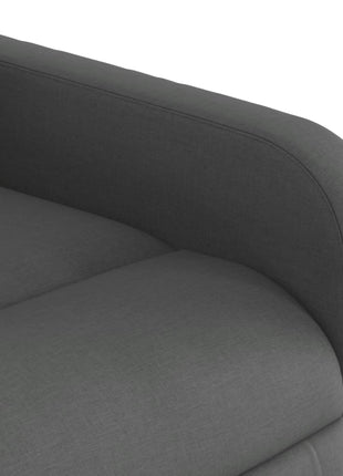 Fauteuil verstelbaar stof donkergrijs