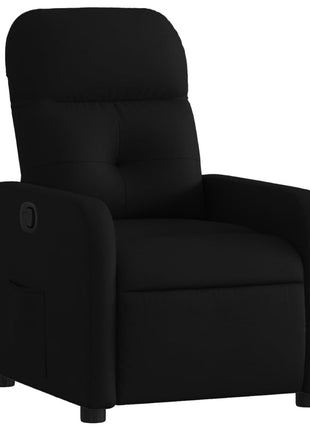 Fauteuil verstelbaar stof zwart