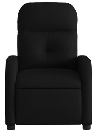 Fauteuil verstelbaar stof zwart