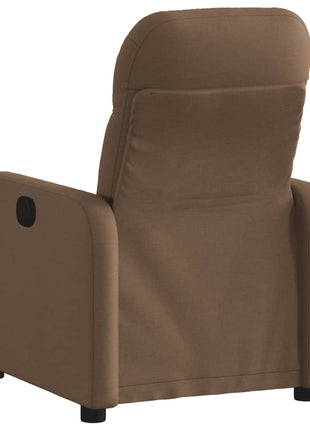 Fauteuil verstelbaar stof bruin