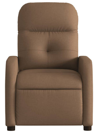 Fauteuil verstelbaar stof bruin