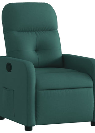 Fauteuil verstelbaar stof donkergroen