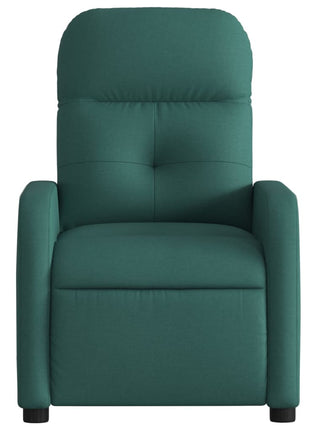 Fauteuil verstelbaar stof donkergroen