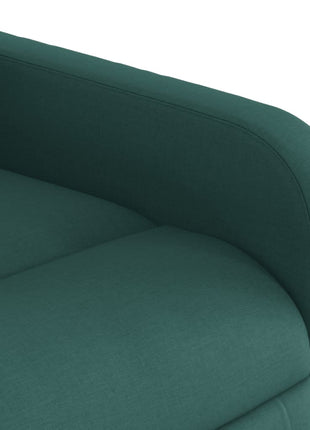 Fauteuil verstelbaar stof donkergroen