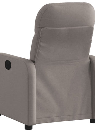 Fauteuil verstelbaar stof taupe