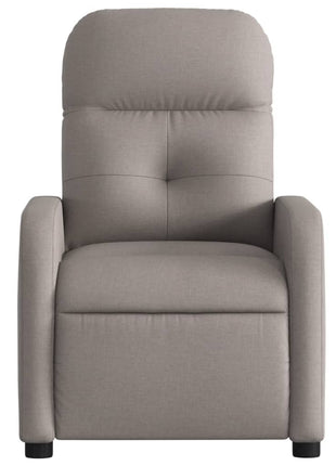 Fauteuil verstelbaar stof taupe