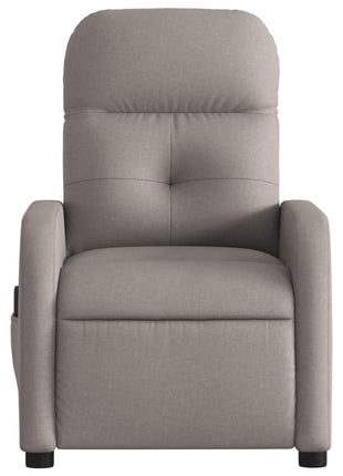 Massagestoel verstelbaar stof taupe