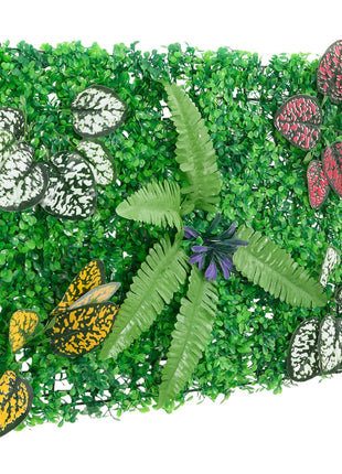Hek met kunstplanten 6 st 40x60 cm groen