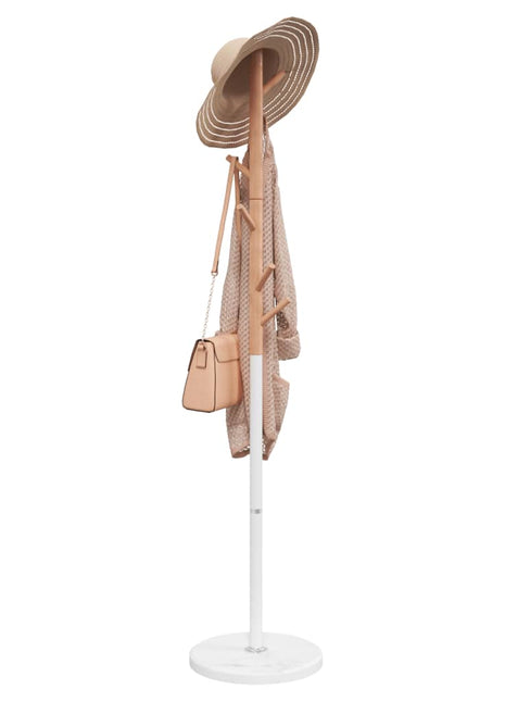 Kapstok 172 cm gepoedercoat ijzer wit