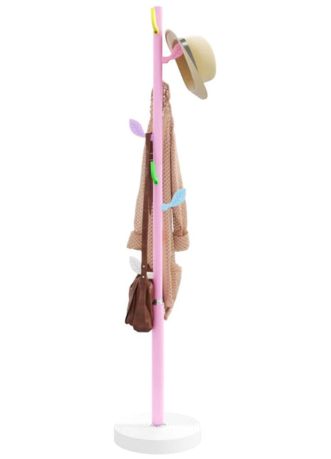 Kapstok 172 cm gepoedercoat ijzer roze