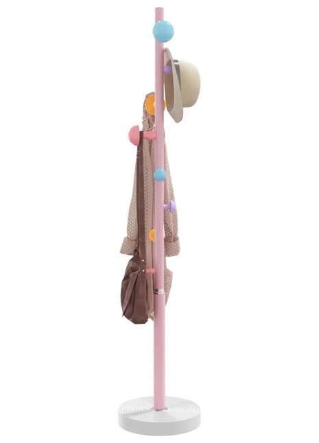 Kapstok 172 cm gepoedercoat ijzer roze