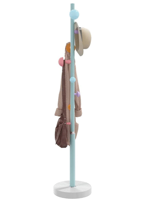 Kapstok 172 cm gepoedercoat ijzer blauw