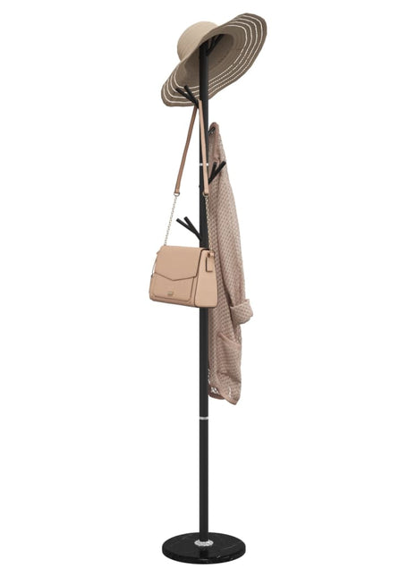 Kapstok 175 cm gepoedercoat ijzer zwart