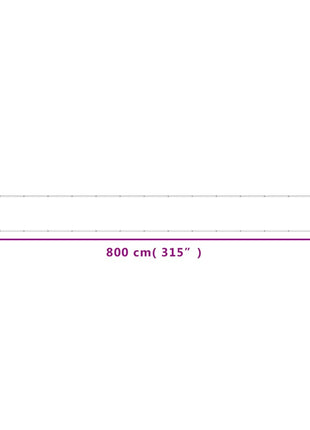Balkonscherm 75x800 cm 100% oxford polyester blauw