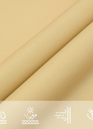 Zonnezeil 4,5x4,5x4,5 m 100% polyester oxford zandkleurig