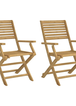 Tuinstoelen 2 st inklapbaar 54,5x61,5x86,5 cm acaciahout