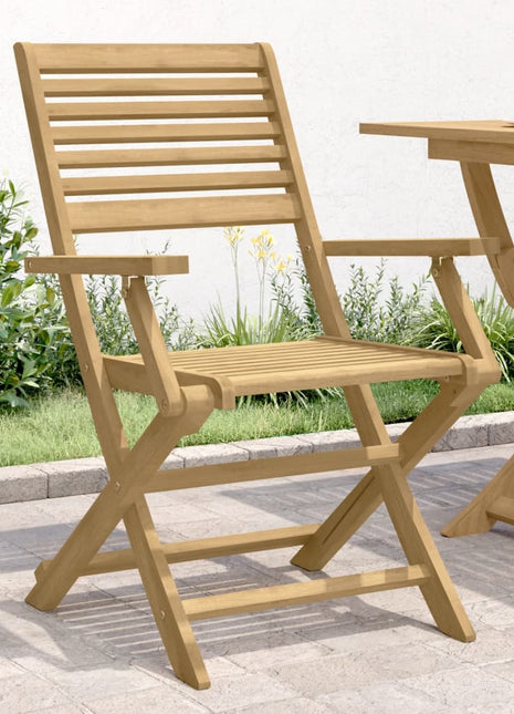 Tuinstoelen 2 st inklapbaar 54,5x61,5x86,5 cm acaciahout